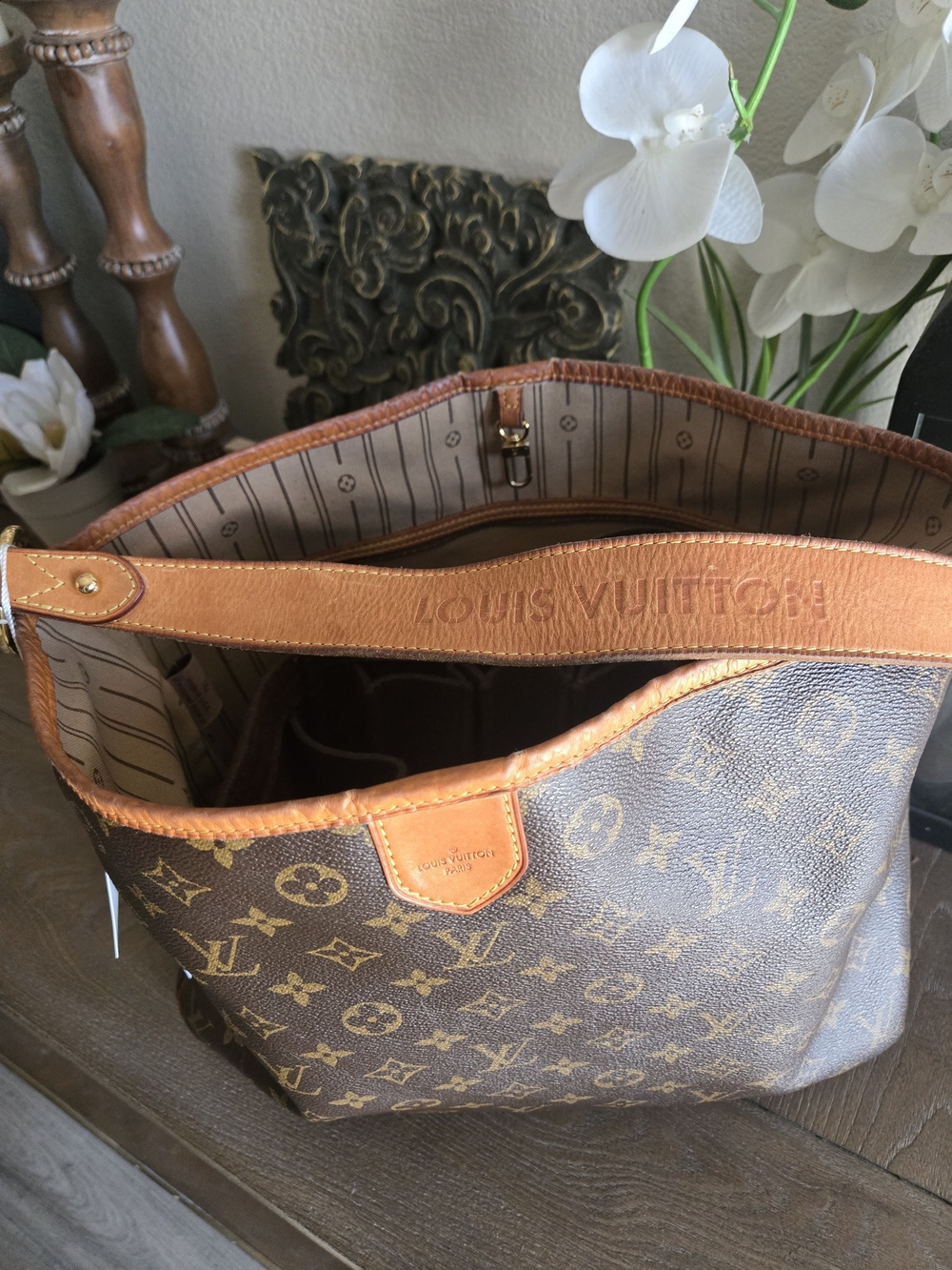 Available--Authentic Louis Vuitton Delightful PM Monogram Shoulder Brown and Tan - Picture 2 of 16